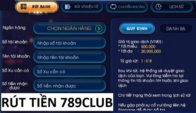 Phuong Thuc Rut Tien Tai 789club